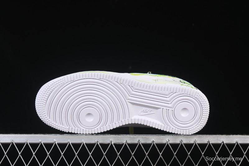 حذاء نايك اير فورس 1 '07 منخفض من نايك اير فورس 1 '07 كابريكورن منخفض مطلي يدويًا من سلسلة زودياك زودياك - 1222119