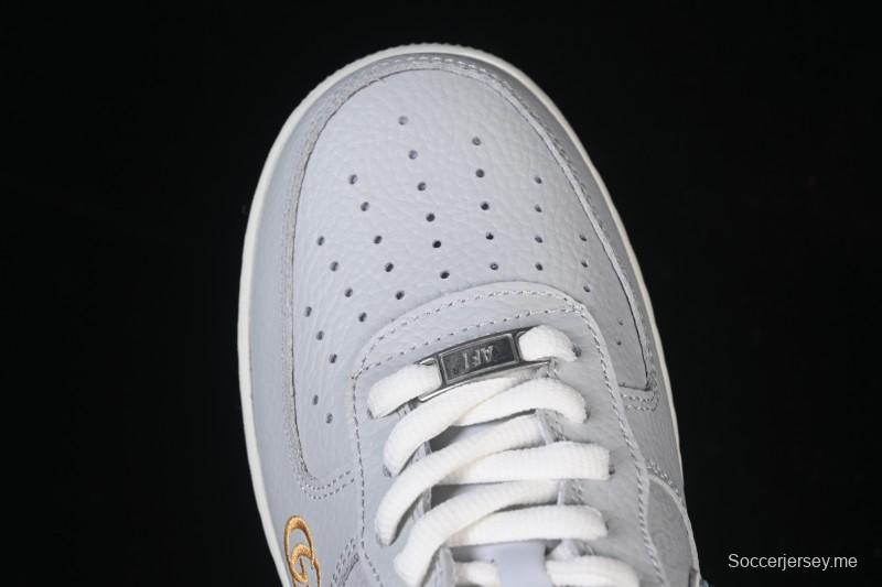 حذاء نايك اير فورس 1'07 منخفض من نايك بالتعاون مع غوتشي حذاء رياضي كاجوال أزرق رمادي - YF9511-800