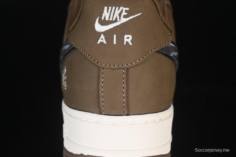 حذاء نايك اير فورس 1 '07 منخفض من نايك اير فورس 1 '07 LV Collaboration Military Force 1 '07 LV Collaboration حذاء رياضي كاجوال أخضر فضي أسود - DK0188-086