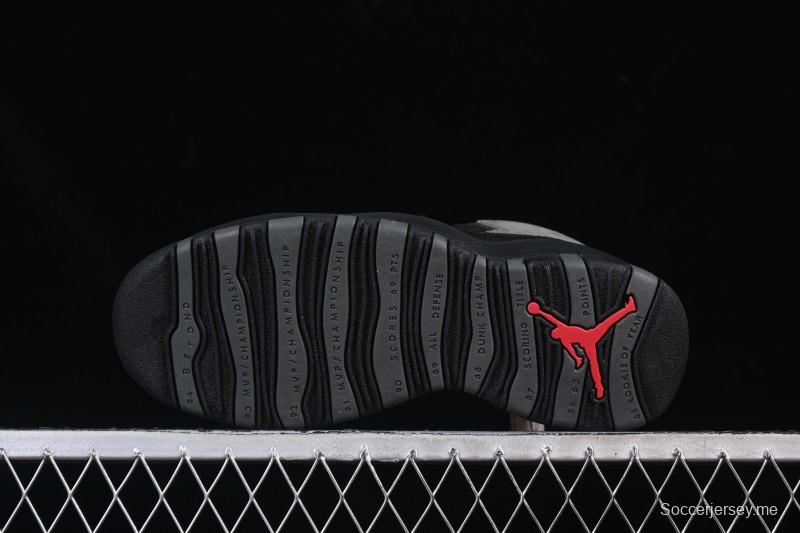 حذاء كرة السلة نايك اير جوردان 10 ريترو شادو رمادي من نايك - HJ6779-001