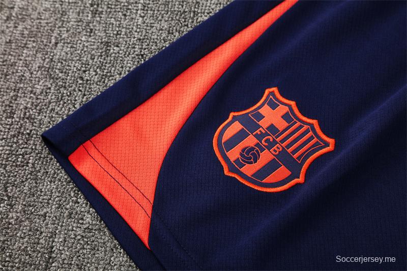 25/26 Barcelona Orange T90 Short Sleeve Jersey+Shorts