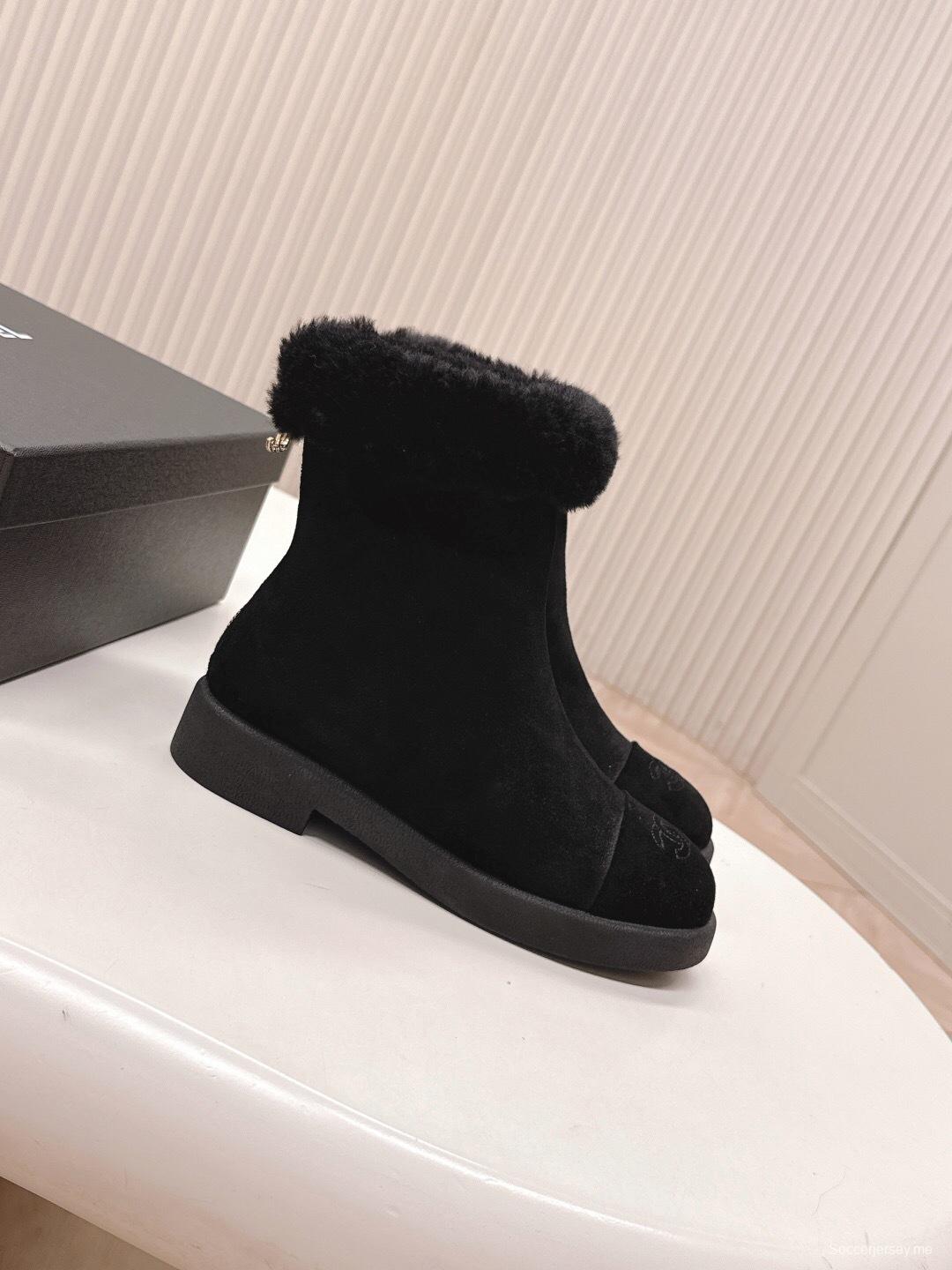 Chanel 2025 SS New Fur Snow Boots - KFY00350