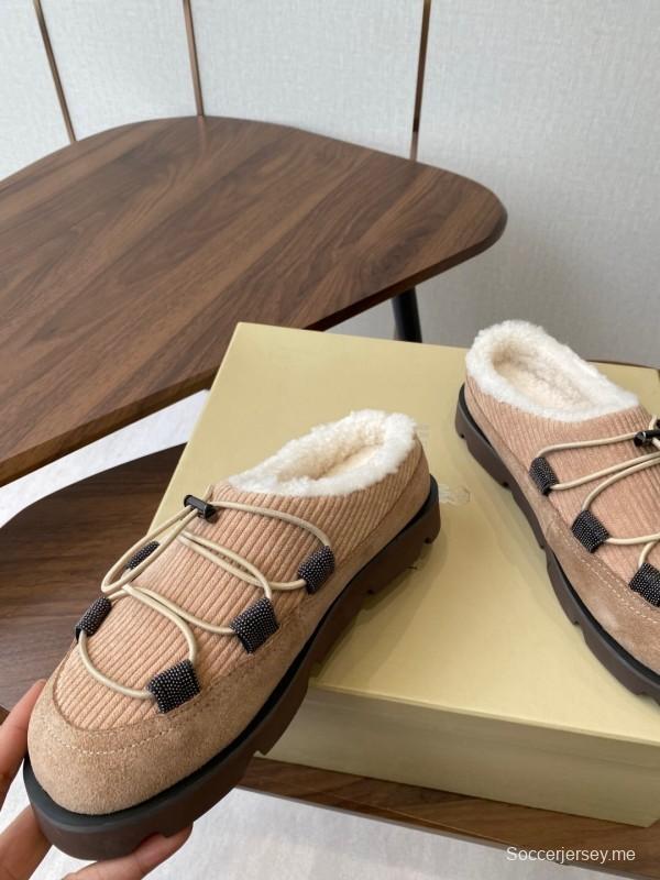 Brunello Cucinelli Open Walk Ankle Boot Winter Snow Boots - AS00300