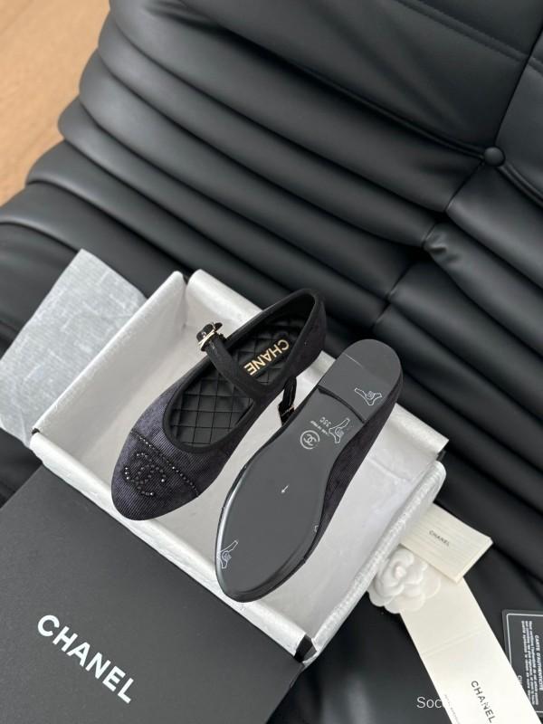 Chanel 2025 SS Runway Mary Jane Flats - LY00300