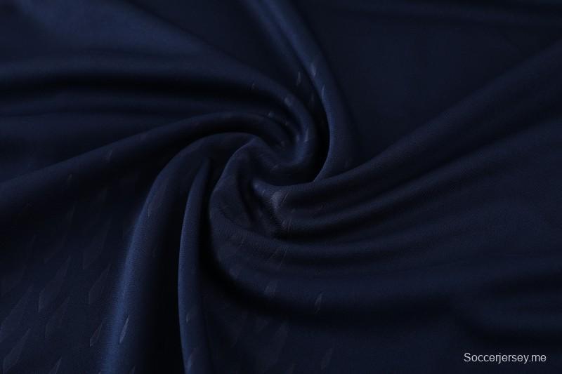 25/26 أجاكس جاكيت بنصف سحاب أزرق داكن + بنطلون طويل