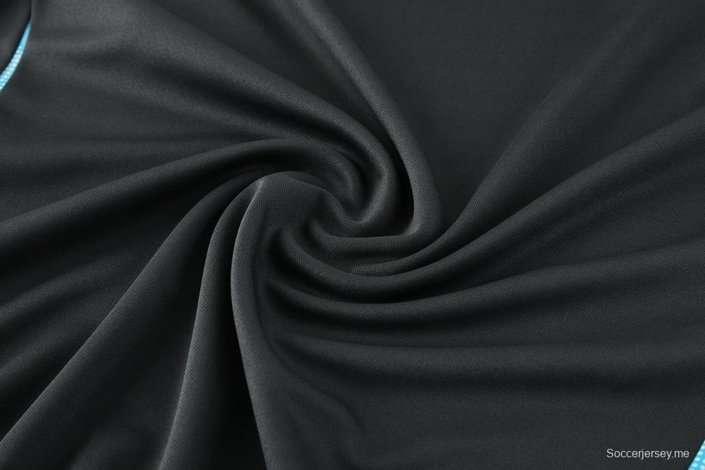 2025 الأرجنتين 2025 كم قصير رمادي داكن + شورت كرة قدم قصير رمادي داكن