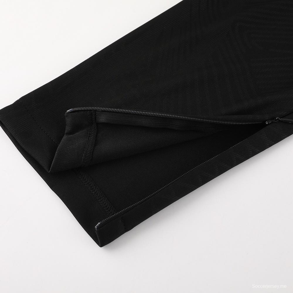 25/26 تشيلسي جاكيت تشيلسي أبيض نصف سحاب + بنطلون طويل + بنطلون طويل