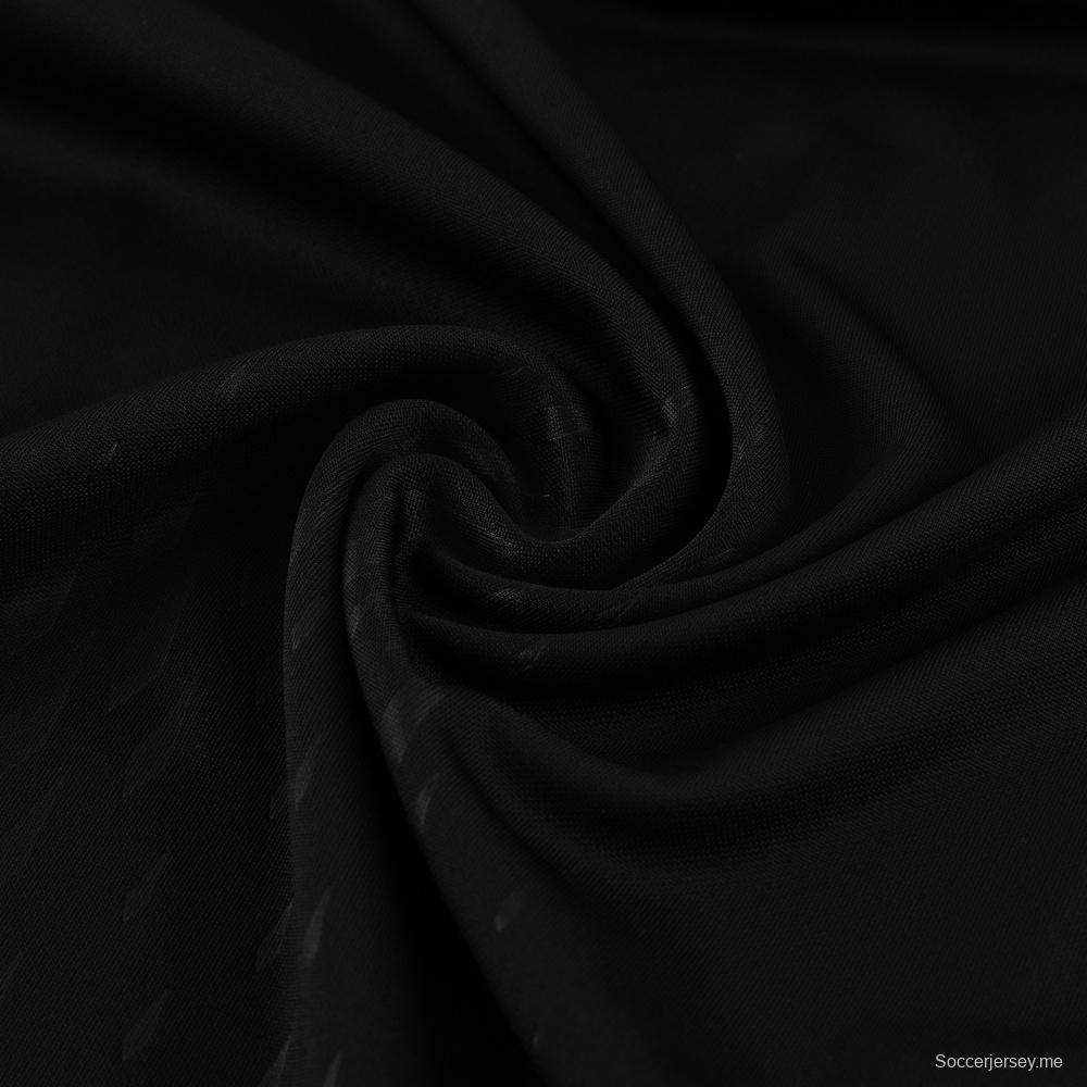 23/24 أرسنال أسود S-2XL سترة نصف سحاب + بنطلون طويل 23/24 أرسنال أسود S-2XL