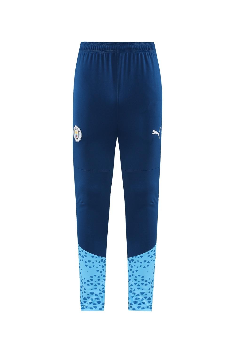 25/26 مانشستر سيتي سترة نصف سحاب أزرق سماوي أزرق سماوي+بنطلون طويل