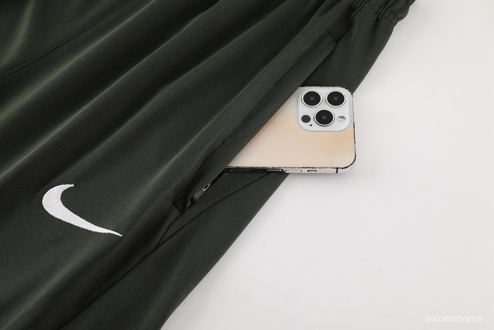 23/24 برشلونة بيج 23/24 بيج S-2XL سترة نصف سحاب + بنطال طويل