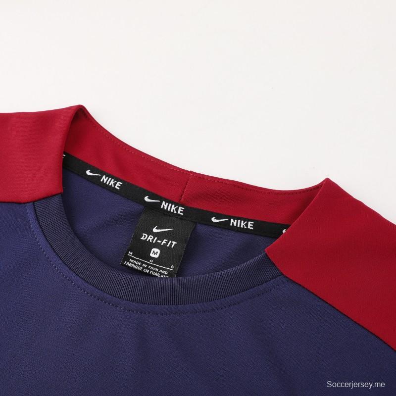 2025 إنجلترا 2025 أكمام قصيرة بنفسجية + شورت كرة قدم قصير