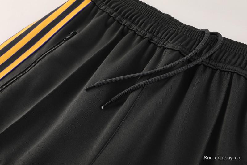 25/26 مانشستر يونايتد 08 رمادي غامق بنصف سحاب 25/26 مانشستر يونايتد + بنطال طويل S-2XL