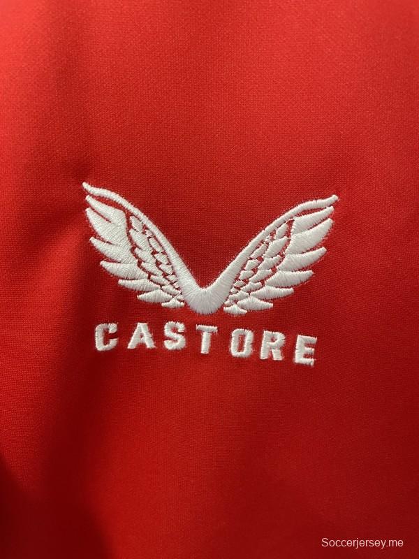 2026 قميص إنجلترا أحمر بنمط مخطط هندسي 2026