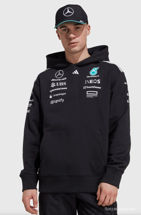 2026 فريق مرسيدس-AMG Petronas F1 مرسيدس-AMG Petronas F1 هودي أسود اللون