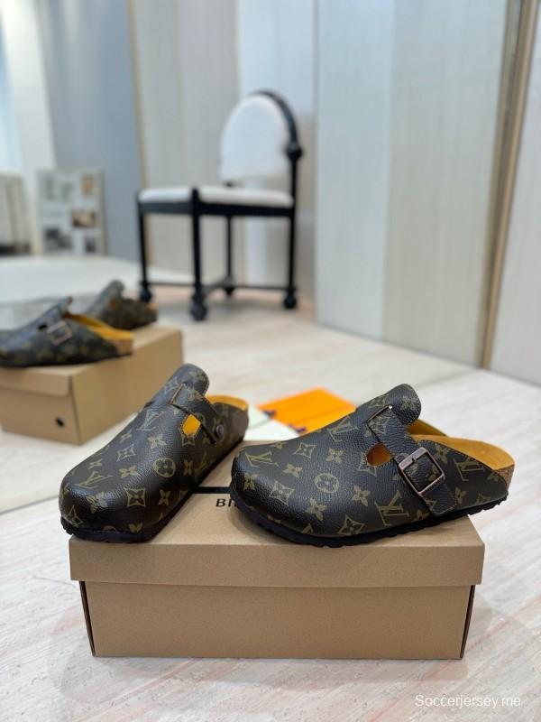 Louis Vuitton Boston Closed-Toe Soft Sole Mule Slippers - KFY00300