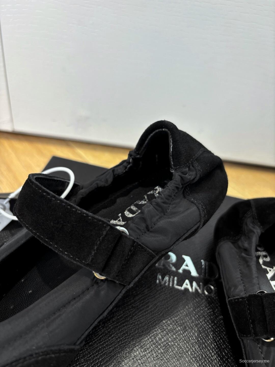 Prada Metal Toe Thin Sole Training Shoes Casual Shoes - LY00260