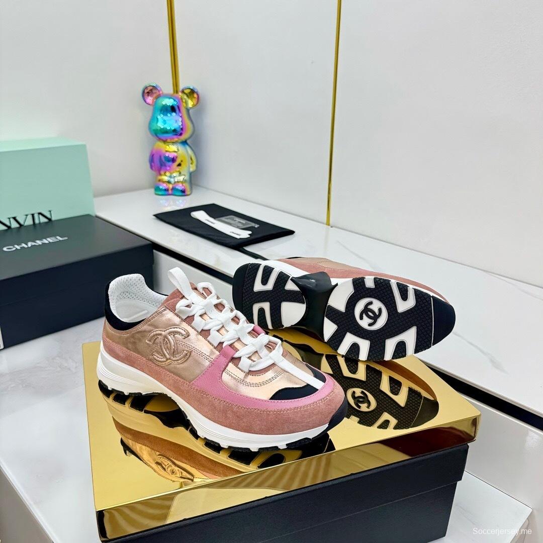 شانيل 2025 شانيل 2025 حذاء رياضي كاجوال بنعل مكتنزة - LY00310