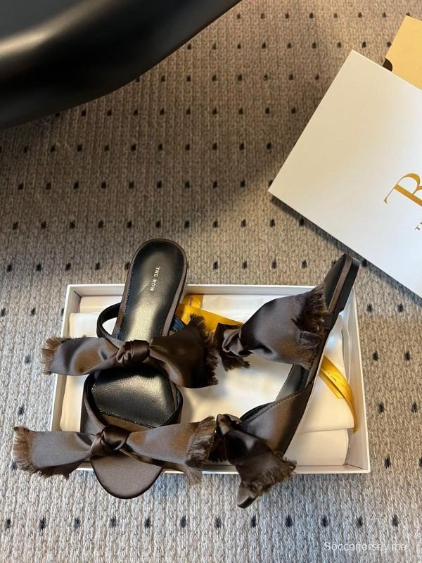 حذاء بعقدة منسوجة يدويًا من ذا رو 25ss - KFY00280