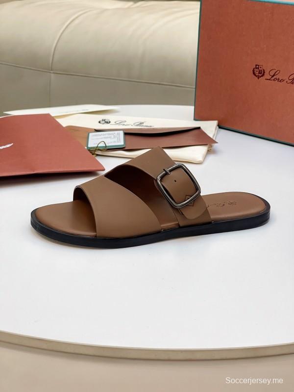 شباشب لورو بيانا 2025 SS للرجال لربيع وصيف 2025 للرجال بخياطة عالية الجودة ونعل مريح - AS00250