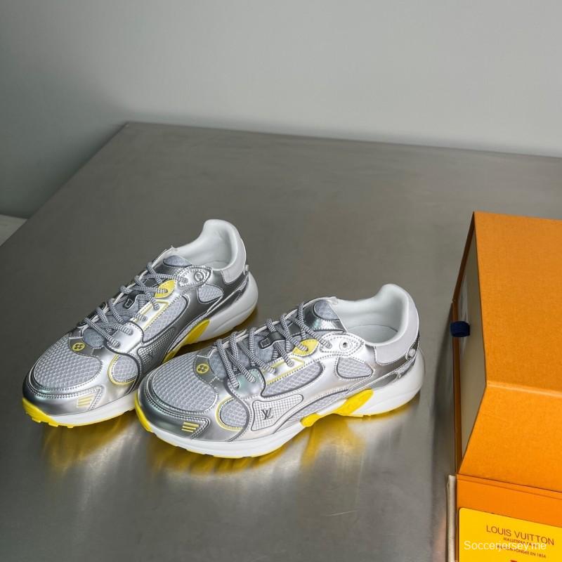 حذاء إل في أولمبيا ذو رباط مستدير من الأمام والجزء العلوي منخفض الكاجوال - YC