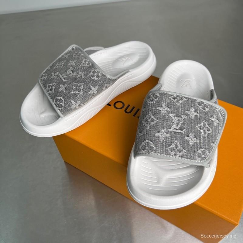 شبشب بغل ميامي من لويس فويتون ميامي مع قفل بخطاف وحلقة - YC