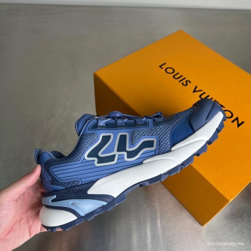 حذاء رانر تاتيك 2025 من سلسلة Lv Runner Tatic 2025 للرجال كاجوال برباط منخفض من الأعلى - YC