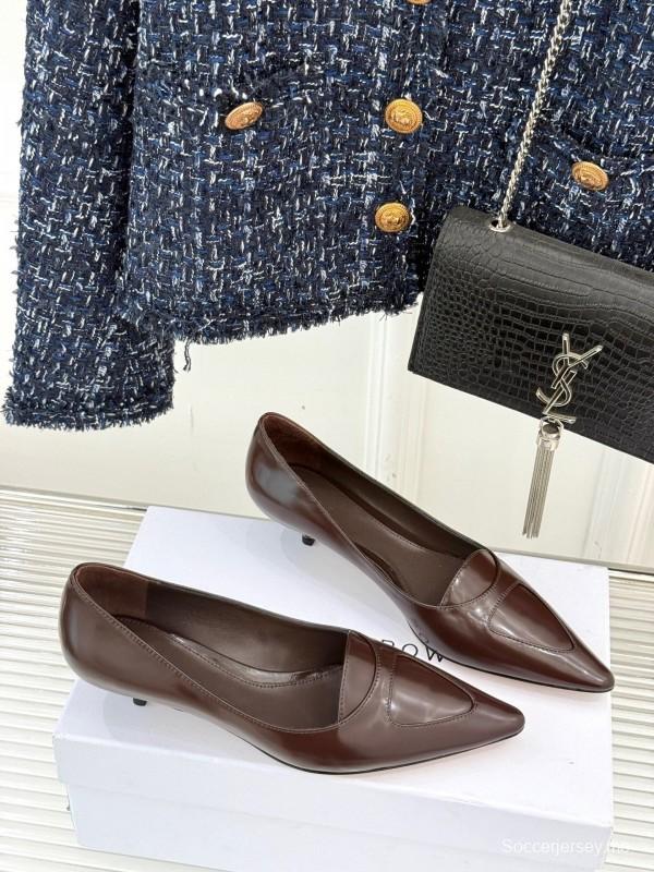 حذاء ذا رو 2025 ذا رو 2025 بكعب عالٍ بكعب عالٍ مدبب من الأمام - KFY00320