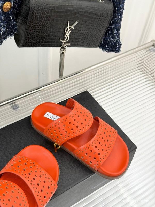 صندل آليا لربيع وصيف 2025 لربيع وصيف 2025 صندل كاجوال مخرم بالليزر - KFY00260