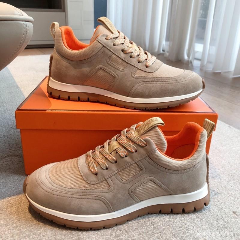 حذاء من نوع H من أوائل فصل الربيع بتصميم كلاسيكي بريطاني ملون متماسك - AS00380