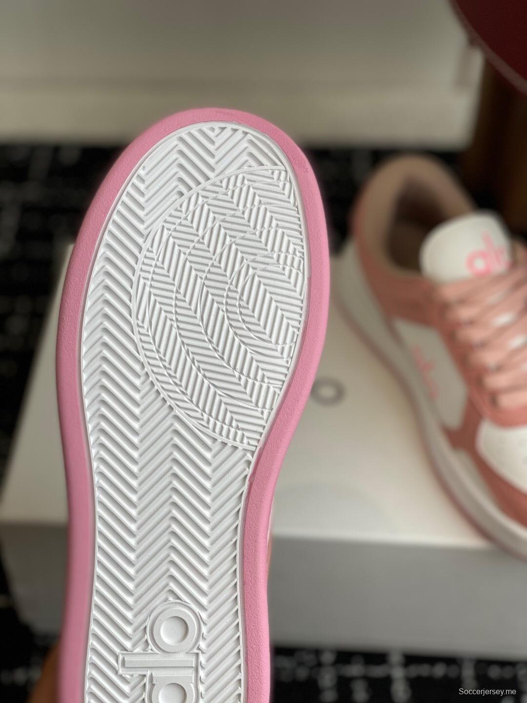 حذاء رياضي أبيض بلونين من ألو 2025 س س س بلونين أبيض مريح ومنصة كاجوال - KFY00280