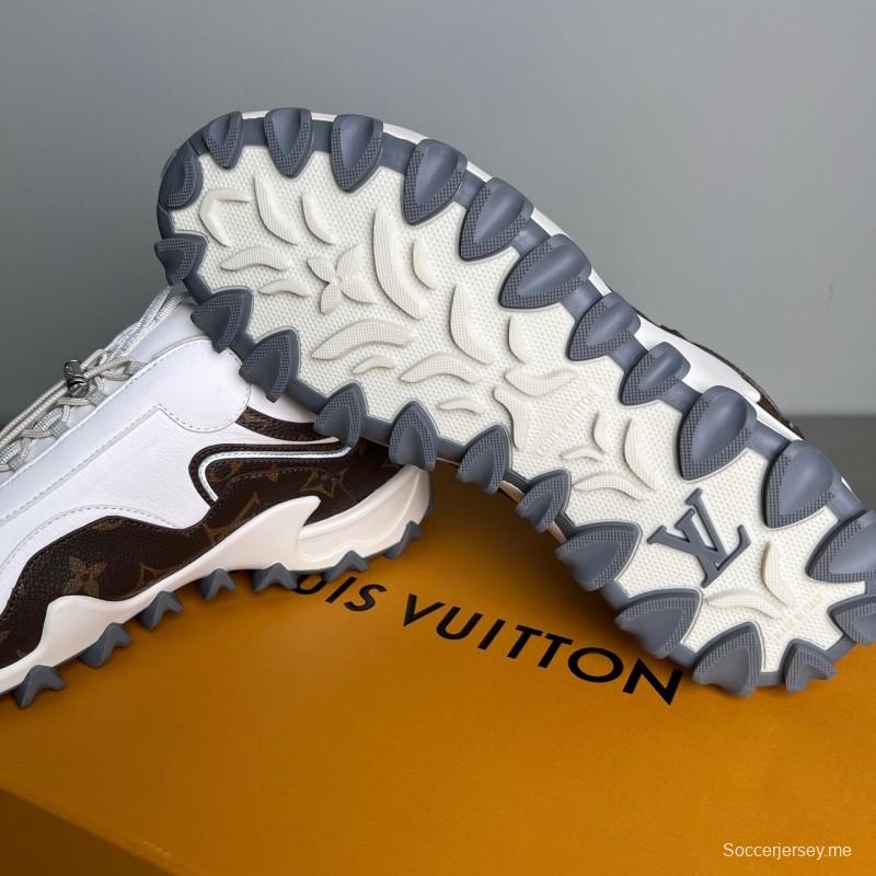 حذاء كاجوال LV Circle LV من لويس فويتون ذو الكعب المنخفض مع إكسسوارات معدنية مضادة للانزلاق - YC