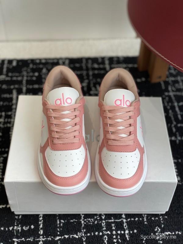 حذاء رياضي أبيض بلونين من ألو 2025 س س س بلونين أبيض مريح ومنصة كاجوال - KFY00280