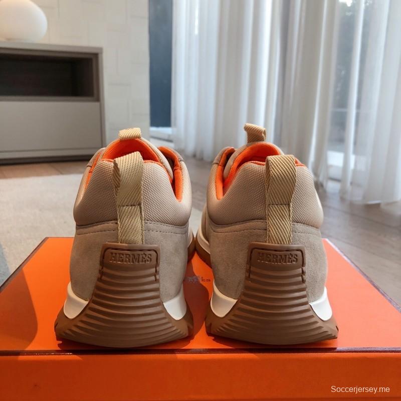 حذاء من نوع H من أوائل فصل الربيع بتصميم كلاسيكي بريطاني ملون متماسك - AS00380