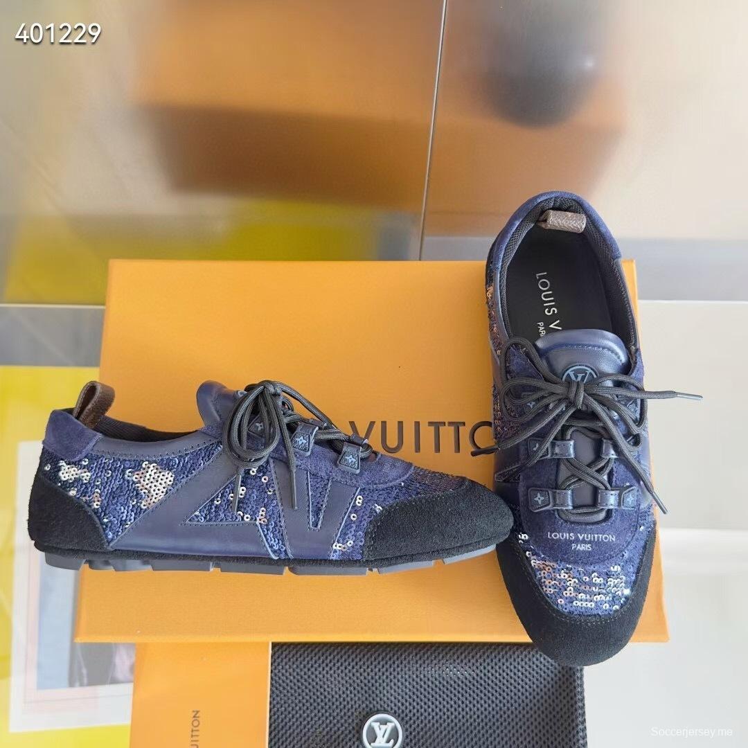حذاء الباليه الرياضي سنيكرينا من لويس فويتون SNEAKERINA مع رقاقة - AS00350