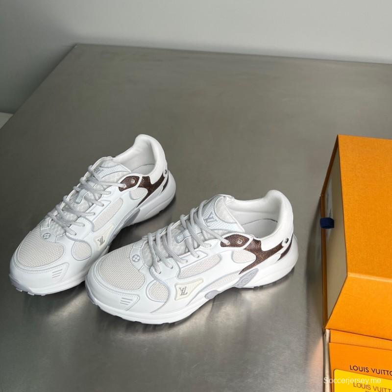 حذاء إل في أولمبيا ذو رباط مستدير من الأمام والجزء العلوي منخفض الكاجوال - YC