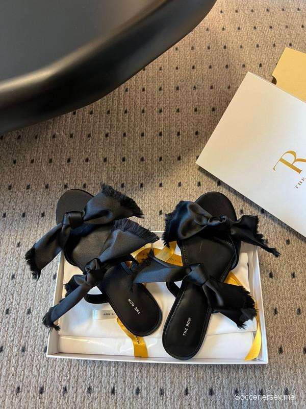 حذاء بعقدة منسوجة يدويًا من ذا رو 25ss - KFY00280