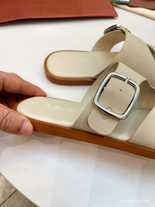 شباشب لورو بيانا 2025 SS للرجال لربيع وصيف 2025 للرجال بخياطة عالية الجودة ونعل أصلي - AS00250