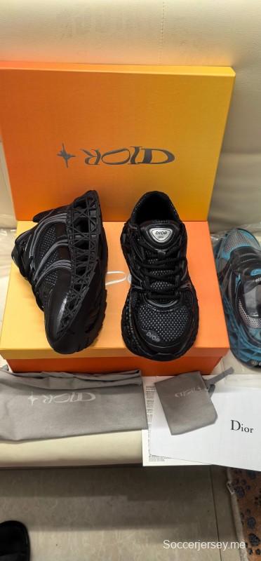 ديور B35 حذاء رياضي مكتنزة أبي B35 - B35