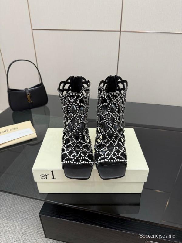 صنادل سيرجيو روسي صندل حورية البحر 2025 من مجموعة SS كوليكشن بشبكة صيد السمك - KFY00470