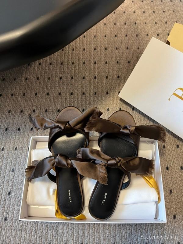 حذاء بعقدة منسوجة يدويًا من ذا رو 25ss - KFY00280