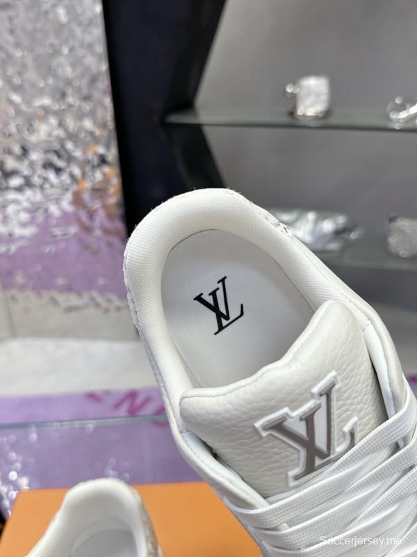 سلسلة أحذية لويس فويتون LV Trainer LV الرياضية الطويلة بطبعة ثعبان - AS00430