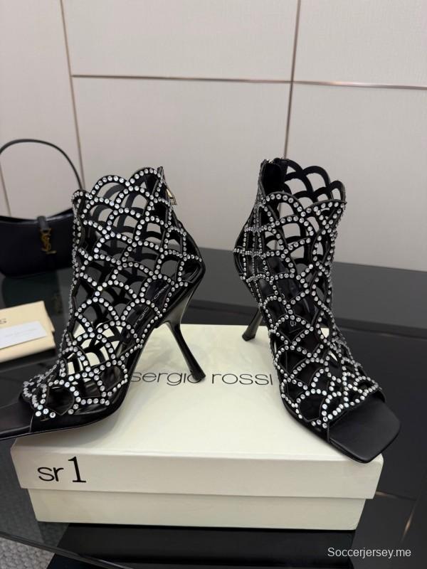 صنادل سيرجيو روسي صندل حورية البحر 2025 من مجموعة SS كوليكشن بشبكة صيد السمك - KFY00470