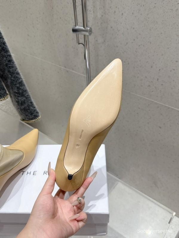 صندل بكعب شبكي بكعب عالٍ شبكي بكعب صغير من ثيرو 2025SS - KFY00320