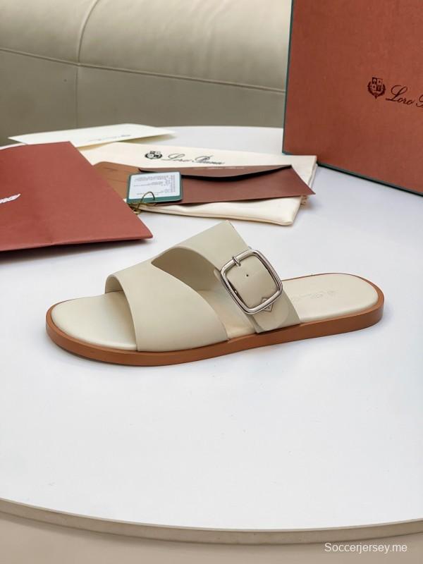 شباشب لورو بيانا 2025 SS للرجال لربيع وصيف 2025 للرجال بخياطة عالية الجودة ونعل أصلي - AS00250