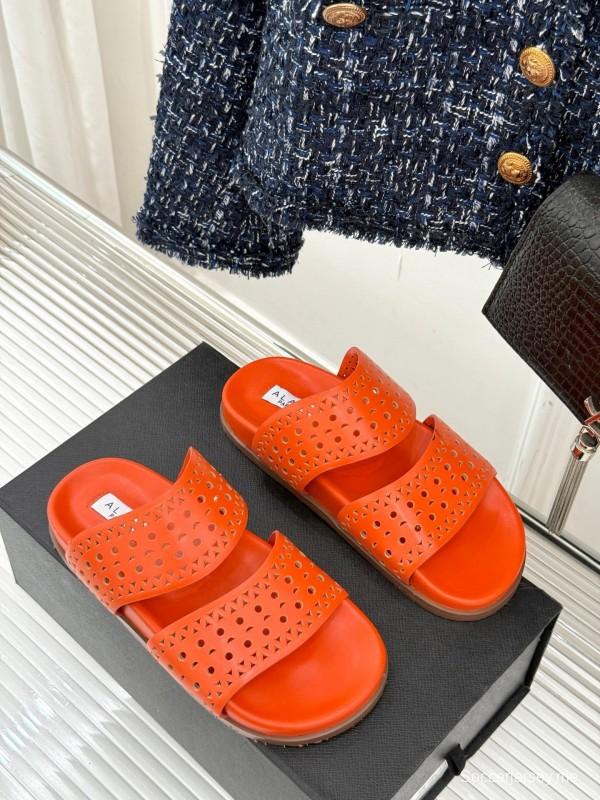 صندل آليا لربيع وصيف 2025 لربيع وصيف 2025 صندل كاجوال مخرم بالليزر - KFY00260