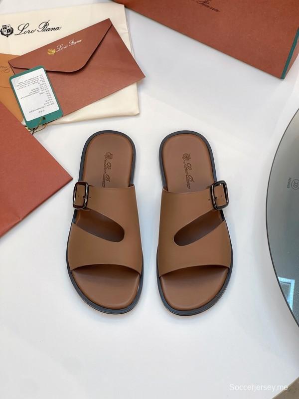 شباشب لورو بيانا 2025 SS للرجال لربيع وصيف 2025 للرجال بخياطة عالية الجودة ونعل مريح - AS00250