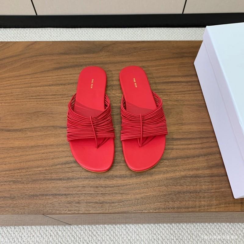 صندل شبكي روماني من ذا رو 2025 بتصميم بسيط - KFY00210