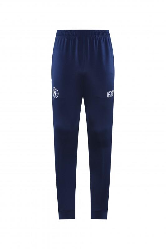 25/26 نابولي أزرق/أسود أزرق/أسود سترة بسحاب كامل + بنطلون طويل