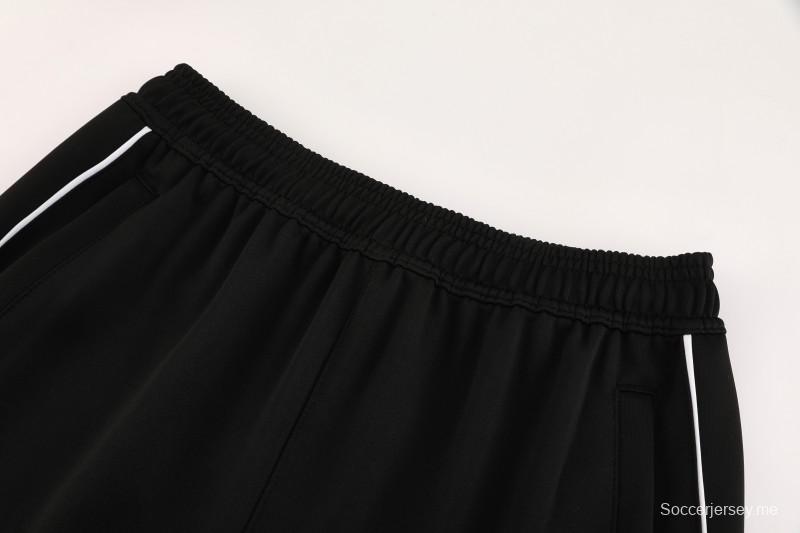 2025 أديداس 2025 جاكيت أديداس رمادي كامل بسحاب + بنطلون طويل