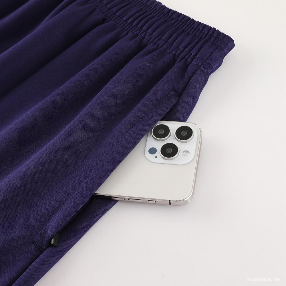 24/25 إنجلترا جاكيت بنفسجي كامل السوستة إنجليزي + بنطلون طويل + سترة رياضية + بنطلون طويل